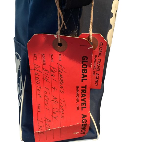 Vintage 1960s Tourist Travel Agency Bag - Picture 5 of 6